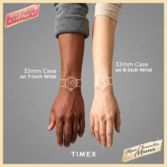 Timex Women\'s Gold-Tone Oval Watch with Leather Strap Quartz Movement main image 7